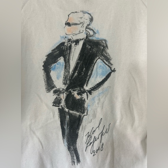 Karl Lagerfeld for Hanes. Rare shirt! - Picture 4 of 5